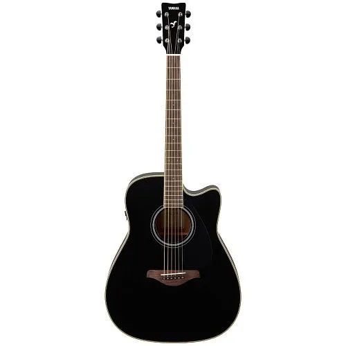 Yamaha FGC-TA BL TransAcoustic Гитара трансакустическая с вырезом.