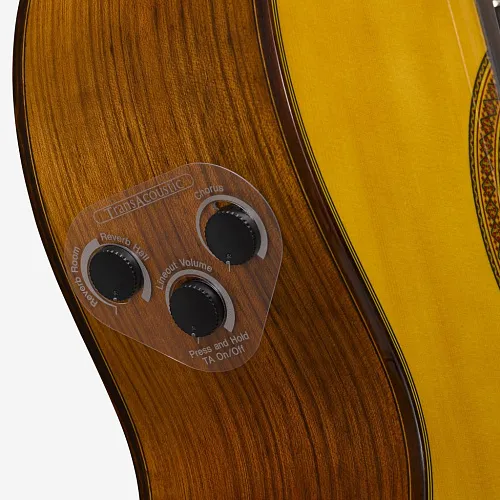Yamaha CG-TA TransAcoustic Классическая гитара со звукоснимателем.