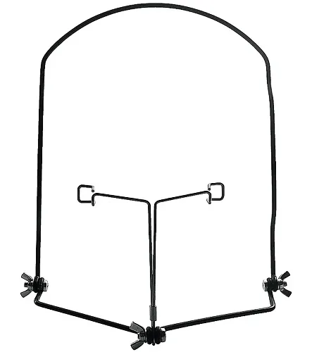 Dunlop HH-1 Держатель для губной гармошки с зажимами из нержавеющей стали.