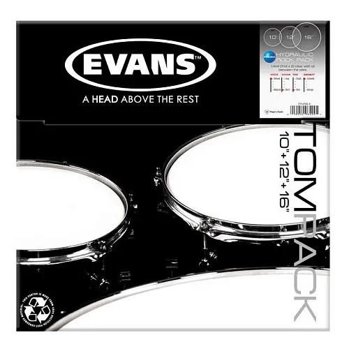 Evans ETP-HYDGL-R Комплект пластиков для том барабана.