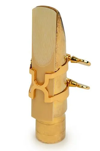 Rico HTS2G H-Ligature Лигатура с колпачком на метал. мундштуки для саксофона тенор, позолоченная.